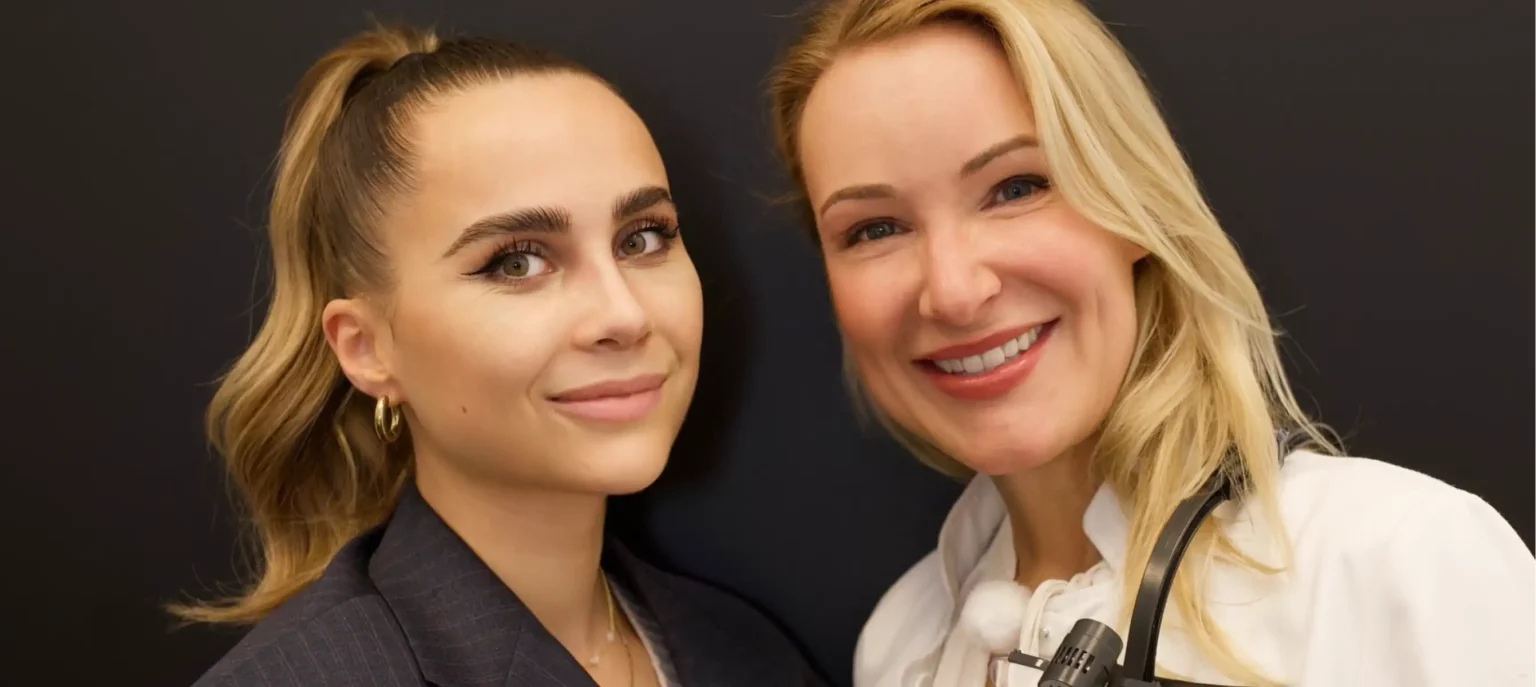 Glückliche @anunanna mit Dr. Berkei.